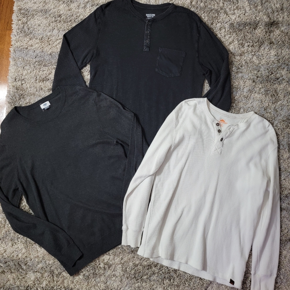 Men's long sleeve shirts bundle